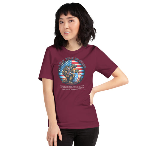 Love your Brother Christian Bible Verse T-Shirt